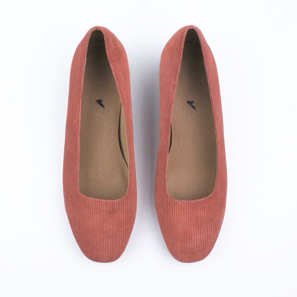 New MADEWELL The Sofie Pump Corduroy Suede Russet - Picture 5 of 5